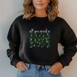 All You Need is Love Rhinestone T-Shirt - Sparkling St. Patrick's Day Tee for Women, Sparkling Mom Shirt, Gift for Her