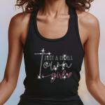 Just a Small Town Girl T-Shirt – Country Music Tee, Rhinestone Bling Shirt, Cute Western Graphic Tee, Southern Girl Outfit, Farm Life Tee