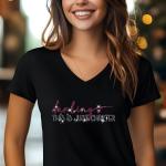 Darling This Is Just a Chapter T-Shirt – Inspirational Bling Tee, Motivational Sparkle Shirt, Rhinestone Graphic Tee, Uplifting Fashion