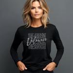 Delaware Rhinestone Football T-Shirt - Sparkly Game Day Tee for Fans, Tailgates & Sports Events - Game Day Gift for Football Lovers