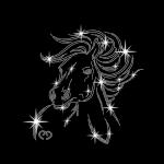 Horse Rhinestone Shirt, Horse Gifts, Horse Lover Tee, Horse Lovers Gift, Animal Lover Gift, Country Shirt, Farm Animal Shirts, Cowgirl