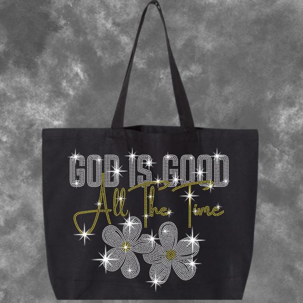 God Is Good Rhinestone Shirt, God Is Good All The Time Shirt, Christian Women Tshirt, Religious Women Gift Shirt, Christian Shirt