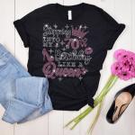 Queen's Birth 40th/50th/60th/80th Day Bling Rhinestone Shirt, Funny Birthday Party Shirt for Ladies, Birthday Crew Shirt Gift for Darling