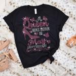 Birthday Rhinestone T-Shirt for Queens Born in May, Unique Design Birthday Shirt, Trendy Gift for Women, Retro Stylish Princess Shirt