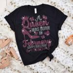Birthday Rhinestone T-Shirt for Queens Born in February, Birthday Bling Shirt, Aquarius Astrology Gift, Leap Year Birthday Sweatshirt