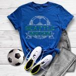 Seattle Rhinestone T-Shirt, Comfort Colors Soccer Team Tee, Soccer Mom Shirt, Unisex Soft Cotton Shirt, Sports Fan Reveal Gift Idea