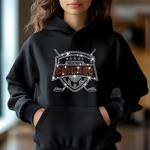 Chicago Hockey Rhinestone T-Shirt, Bling Sports Tee, Sparkling Hockey Shirt, Custom Team Apparel, Game Day Shirt, Gift for Fans