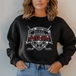 Detroit Hockey Rhinestone T-Shirt, Bling Sports Tee, Sparkling Hockey Shirt, Custom Team Apparel, Game Day Shirt, Gift for Fans