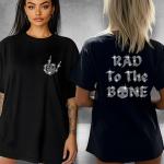 Rad To The Bone Rhinestone Shirt, Radiologic Technologist Shirt, Radiologist Shirt, Rad Tech Shirt, Xray Tech Shirt, Gift For Xray Tech