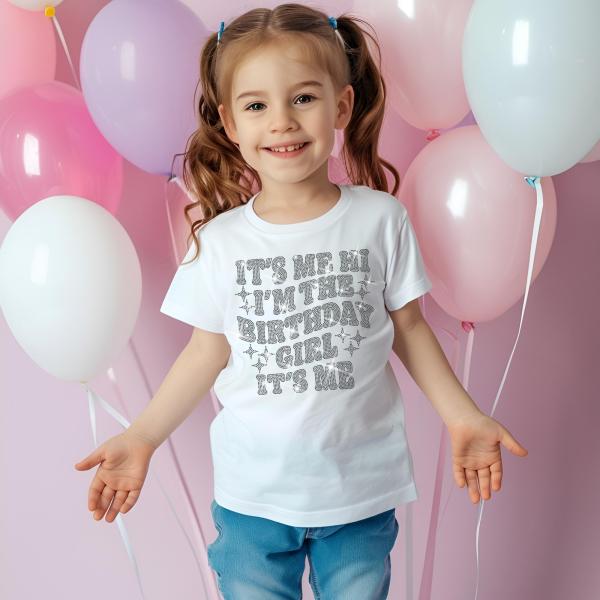 It's Me I'm The Birthday Girl Rhinestone Shirt, Birthday Squad Shirt, Birthday Bling Shirt, Women Adult Birthday Shirt, Birthday Diva Shirt