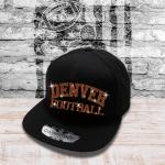 Denver Football Rhinestone Caps, Sport Season Adjustable Cheer Cap,  Sports Lovers Tailgating Hat-Cap, Team Game Day Gift Hat for Fans