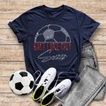 Salt Lake City Rhinestone T-Shirt, Unique Soccer Team Apparel, Unisex Soft Cotton Tee, Casual Urban Style, Team Spirit Gift for Him or Her