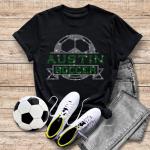 Austin Rhinestone T-Shirt, Soccer Fan Supporter Shirt, Favorite Team Game Day Shirt, Tailgating Shirt, Football Gift for Her, Gift for Him