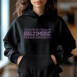 Baltimore Rhinestone Football Shirt, Shine Bright and Show Your Team with This Stylish, High-Quality Design, Perfect for Game Days&Tailgates