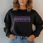 Minnesota Rhinestone Football Shirt, Shine Bright and Show Your Team with This Stylish, Quality Design, Perfect for Game Days & Tailgates